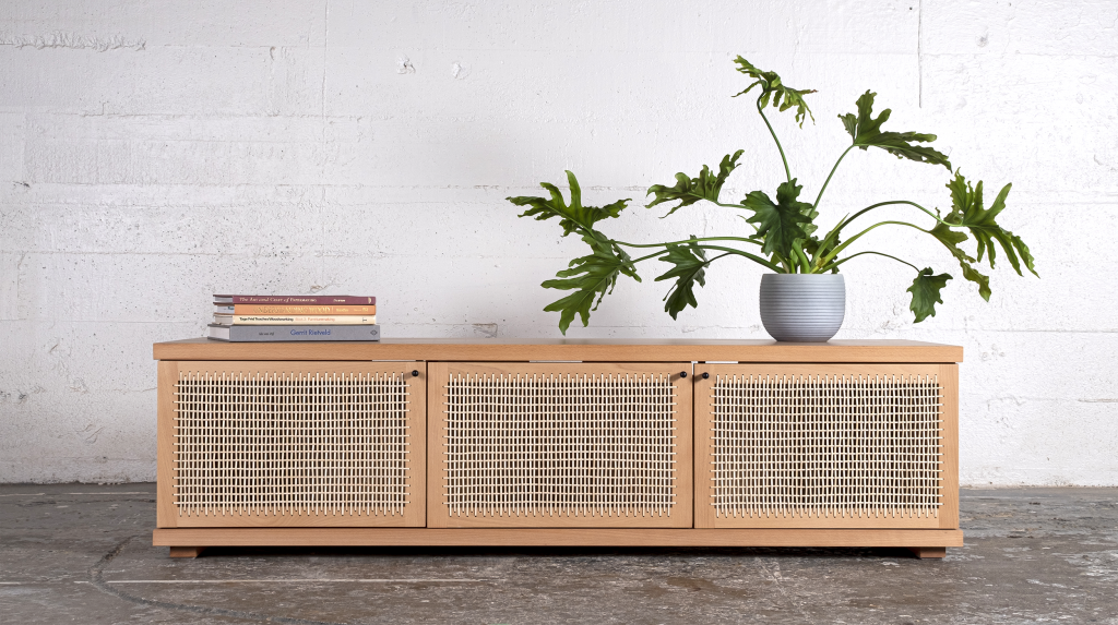 Weave custom wooden storage closet